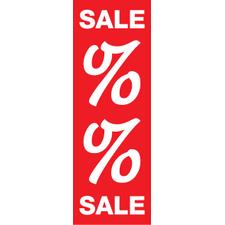 Affiche suspendue "Sale %"