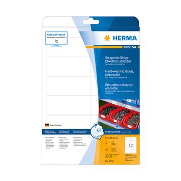 Etiquettes extérieur anti-intempéries, "Herma4572"