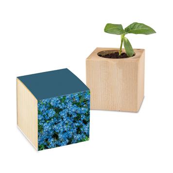 Pot de fleurs en bois