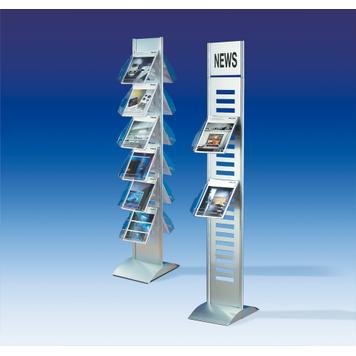 Compartiment en acrylique pour colonne à brochures "Tec-Art"