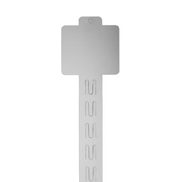 Cravate crosse-merchandising transparente avec étiquette supérieure, 12, 15 ou 24 options de suspension