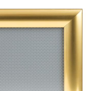 Cadre à clipser, profil de 25 mm, aspect doré