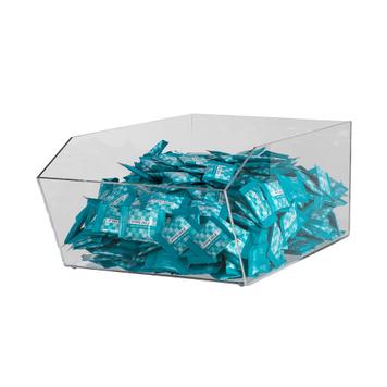 Bac à produits en verre acrylique "Pilea", rectangulaire