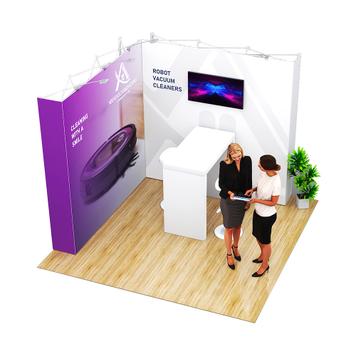 Stand d'exposition Pop-Up Stretch 3.000 x 3.000 mm