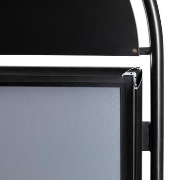 Stop-trottoir "Nordic", profil de 35 mm, étanche, noir