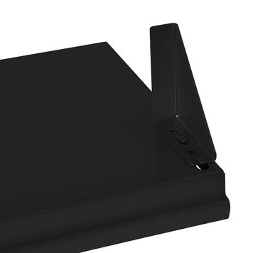 FlexiSlot® Tablette à lamelles en acier Black
