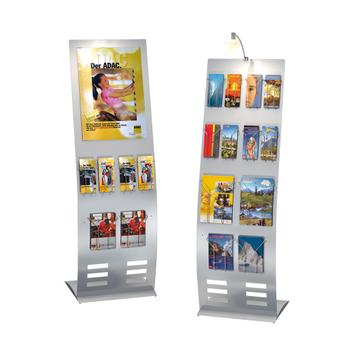 Porte-brochures en fil métallique pour "Techny", "Info-Säule", "Metropol” et "Counter”
